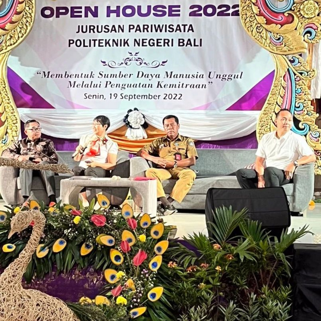 Dinas Pariwisata Kabupaten Badung Menjadi Narasumber pada Kegiatan Open House Jurusan Pariwisata Politeknik Negeri Bali