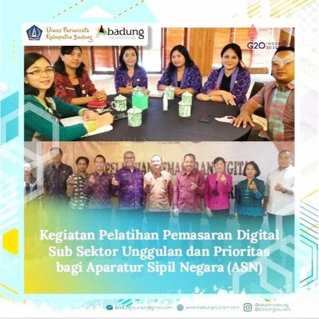 Kegiatan Pelatihan Pemasaran Digital Sub Sektor Unggulan Dan Prioritas