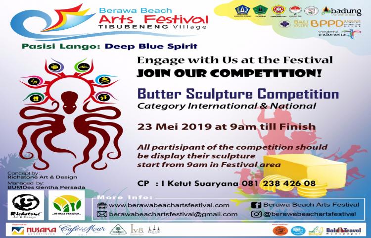 Butter Sculpture Competition Pasir - Berawa Beach Arts festival